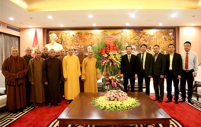 Giáo hội Phật giáo Việt Nam Thành phố chúc mừng thành công Đại hội XVII Đảng bộ thành phố Hà Nội