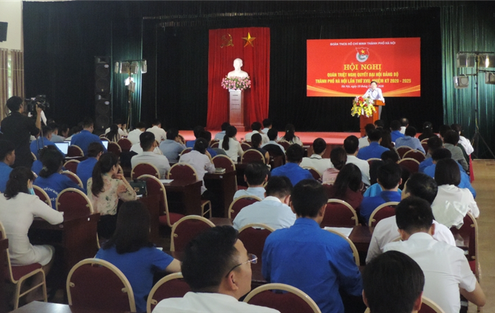 Quán triệt Nghị quyết Đại hội Đảng bộ thành phố Hà Nội đến đoàn viên, thanh niên