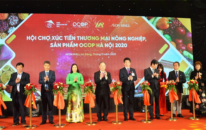 80 doanh nghiệp tham gia Hội chợ Xúc tiến nông nghiệp, sản phẩm OCOP Hà Nội 2020 tại Aeon Mall Hà Đông 