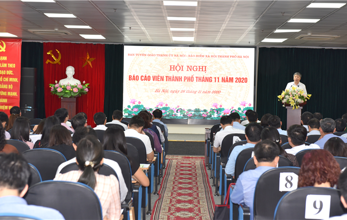 Hội nghị báo cáo viên Thành phố tháng 11/2020