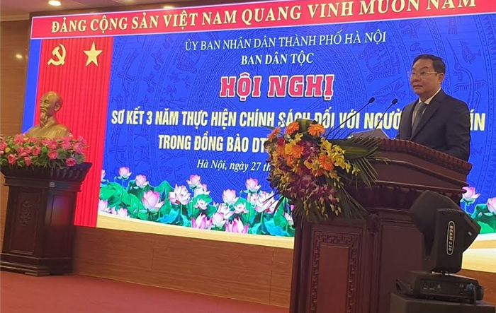 Thành phố Hà Nội: Sơ kết 3 năm thực hiện chính sách đối với người có uy tín trong đồng bào dân tộc thiểu số