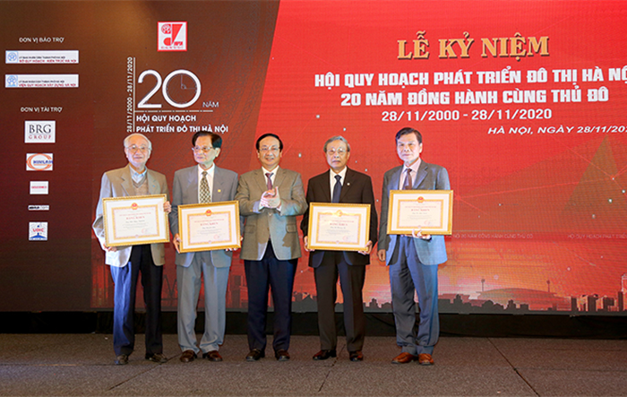 Lễ kỷ niệm 20 năm Ngày thành lập Hội Quy hoạch phát triển đô thị Hà Nội (28/11/2000-28/11/2020)