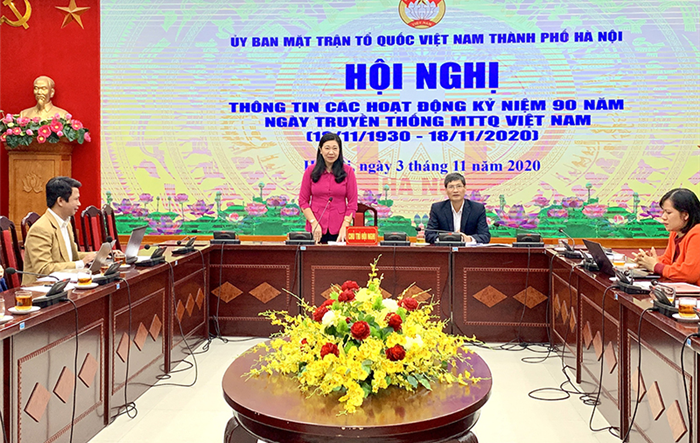 Tổ chức trang trọng, tiết kiệm các hoạt động hoạt động kỷ niệm 90 năm Ngày truyền thống MTTQ Việt Nam tại Hà Nội