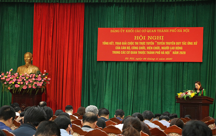Tổng kết và trao giải Cuộc thi trực tuyến “Tuyên truyền Quy tắc ứng xử của cán bộ, công chức, viên chức, người lao động trong các cơ quan thuộc Thành phố”