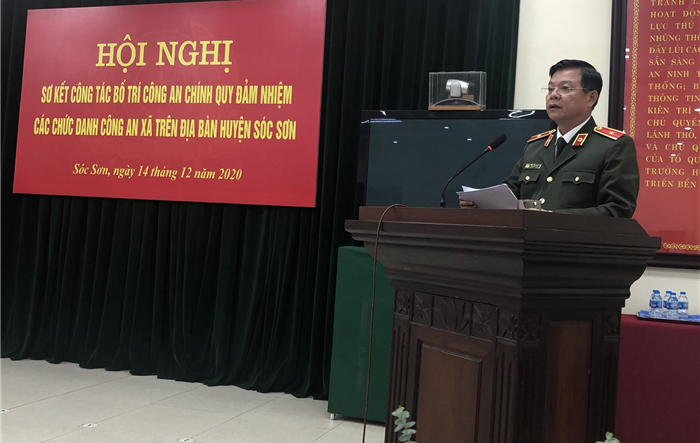 Sơ kết công tác bố trí Công an chính quy về đảm nhiệm chức danh Công an xã