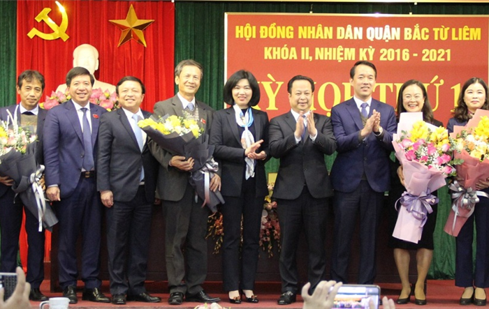 Phó Chủ tịch HĐND Thành phố Phùng Thị Hồng Hà dự kỳ họp thứ mười bảy, HĐND quận Bắc Từ Liêm nhiệm kỳ 2016-2021