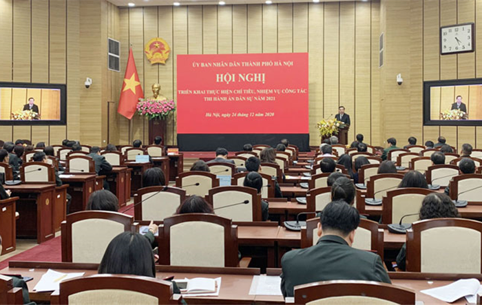 Hà Nội: Không để phát sinh điểm nóng về thi hành án dân sự