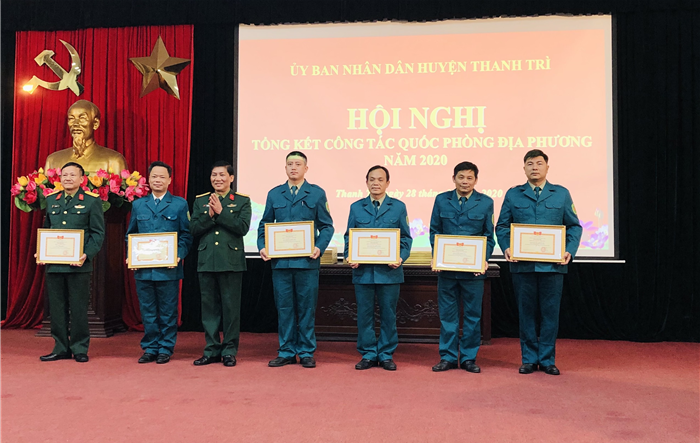 Tổng kết công tác quân sự, quốc phòng và phong trào thi đua quyết thắng huyện Thanh Trì năm 2020
