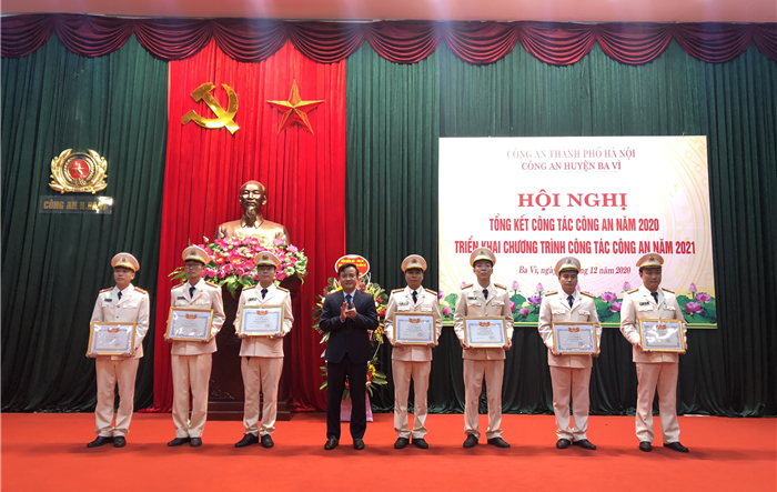  Đảng bộ Công an huyện Ba Vì tổng kết công tác Công an năm 2020