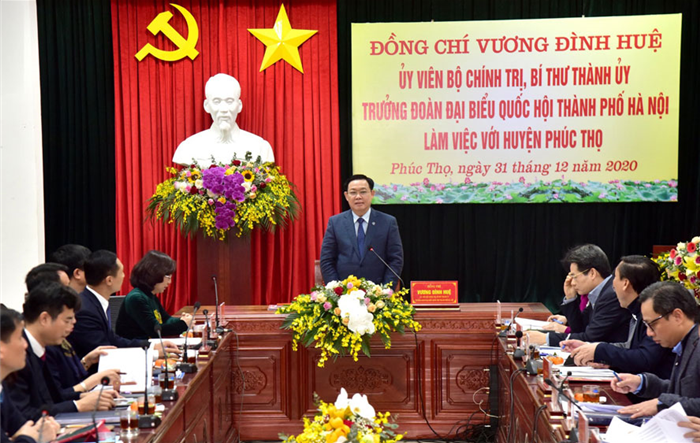 Xây dựng huyện Phúc Thọ có  “môi trường xanh, nông nghiệp sạch, văn hóa đẹp”