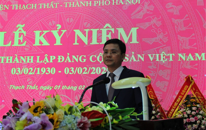 Huyện Thạch Thất kỷ niệm 90 năm Ngày thành lập Đảng Cộng sản Việt Nam