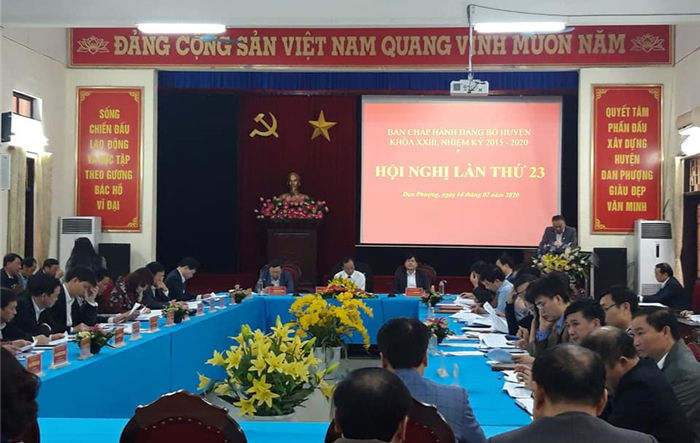 Hội nghị lần thứ 23, Ban Chấp hành Đảng bộ huyện Đan Phượng khóa XXIII