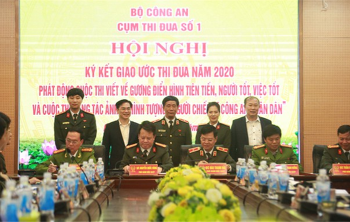 Cụm thi đua số 1- Bộ Công an ký kết giao ước thi đua "Vì an ninh Tổ quốc" năm 2020