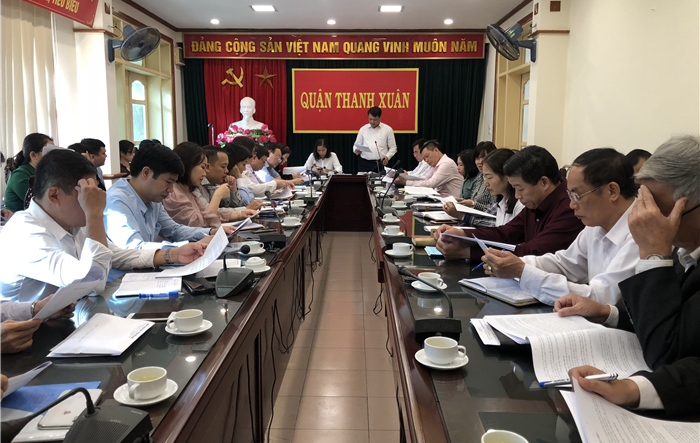 Quận ủy Thanh Xuân tập trung cao chỉ đạo, tổ chức Đại hội chi, Đảng bộ trực thuộc