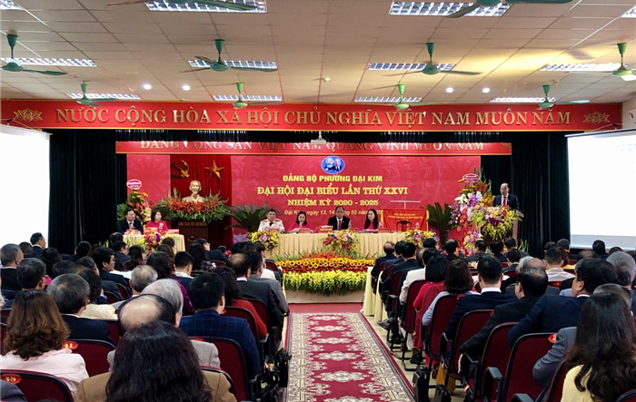 Quận uỷ Hoàng Mai chỉ đạo tổ chức thành công Đại hội điểm Đảng bộ phường Đại Kim