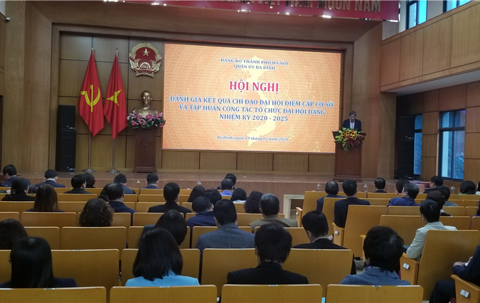 Quận Ba Đình tập trung triển khai Đại hội cơ sở nghiêm túc, đảm bảo đúng tiến độ, chất lượng.