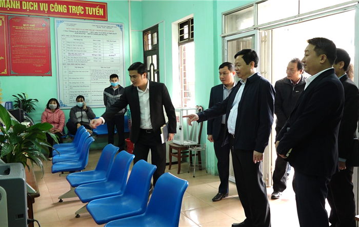 Bí thư Huyện ủy Thanh Oai kiểm tra công tác phòng, chống dịch bệnh Covid-19 