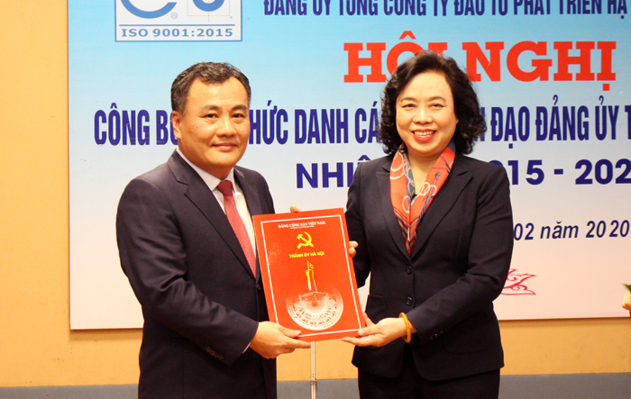 Chuẩn y Bí thư, Phó Bí thư Đảng ủy Tổng Công ty Đầu tư phát triển hạ tầng đô thị