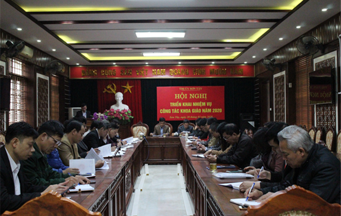 Thị ủy Sơn Tây triển khai công tác khoa giáo năm 2020