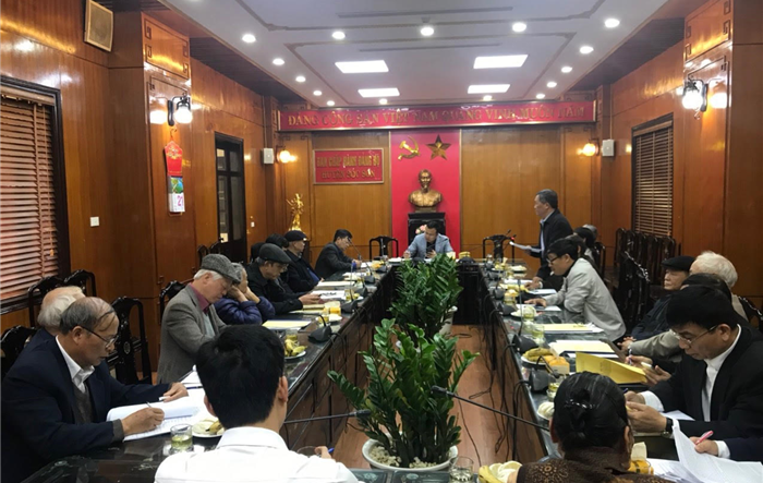 Nguyên lãnh đạo chủ chốt huyện Sóc Sơn góp ý vào dự thảo Báo cáo Chính trị trình Đại hội Đảng bộ Huyện lần thứ XII, nhiệm kỳ 2020-2025