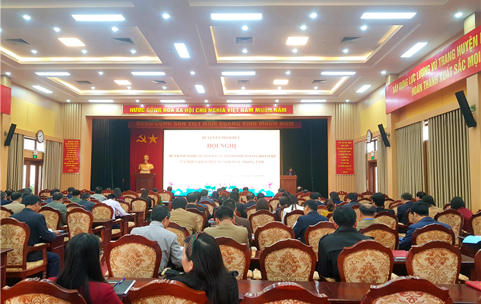Huyện ủy Hoài Đức rút kinh nghiệm Đại hội điểm cấp cơ sở nhiệm kỳ 2020-2025
