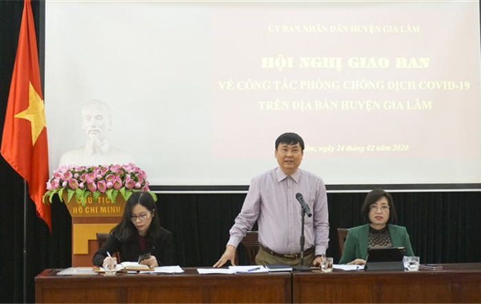 Huyện Gia Lâm tích cực, chủ động trong công tác phòng, chống dịch Covid-19