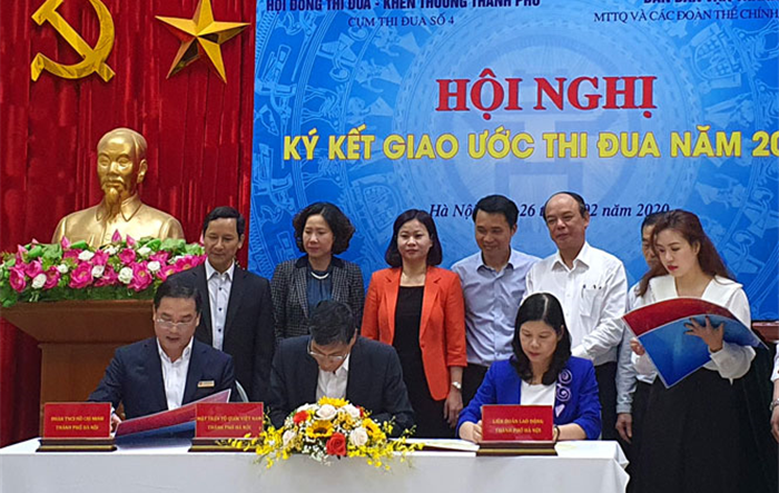 Cụm thi đua số 4 Thành phố: Đoàn kết, sáng tạo hoàn thành xuất sắc chỉ tiêu năm 2020