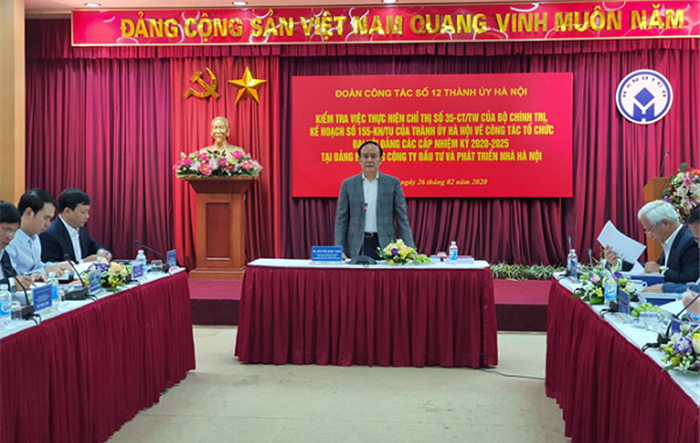 Kiểm tra công tác chuẩn bị Đại hội Đảng bộ các cấp tại Handico