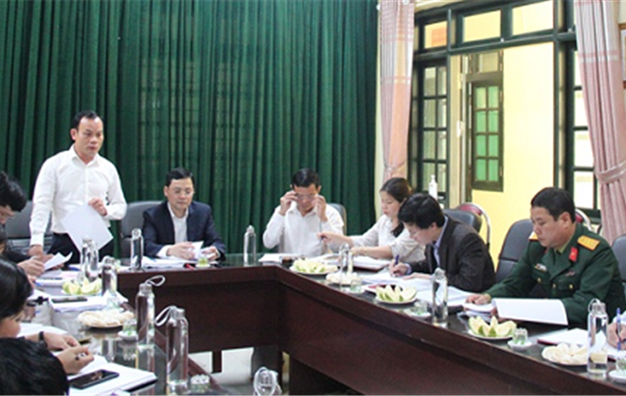 Thường trực Huyện ủy Thạch Thất kiểm tra công tác chuẩn bị, tổ chức Đại hội Đảng các cấp tại xã Yên Bình 