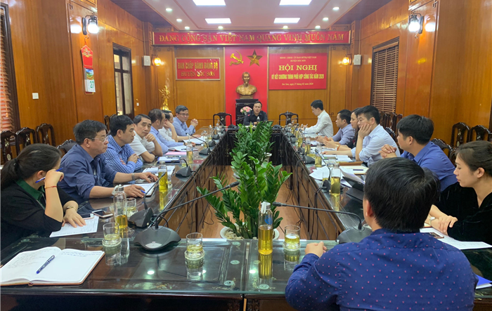 Họp Tiểu ban tổ chức phục vụ Đại hội Đảng bộ huyện Sóc Sơn lần thứ XII, nhiệm kỳ 2020-2025