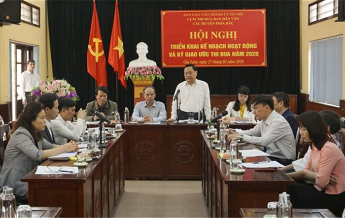 Cụm thi đua Ban Dân vận các huyện phía Bắc: Đoàn kết thống nhất, quyết tâm phấn đấu hoàn thành xuất sắc các chỉ tiêu