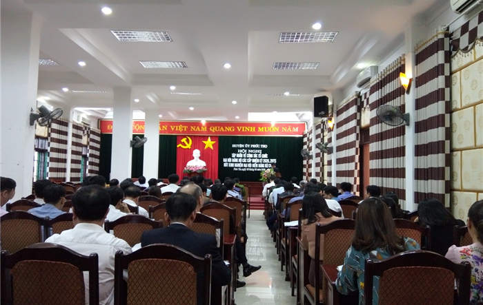 Huyện Phúc Thọ tổ chức tập huấn công tác chuẩn bị, tổ chức Đại hội Đảng các cấp nhiệm kỳ 2020-2025