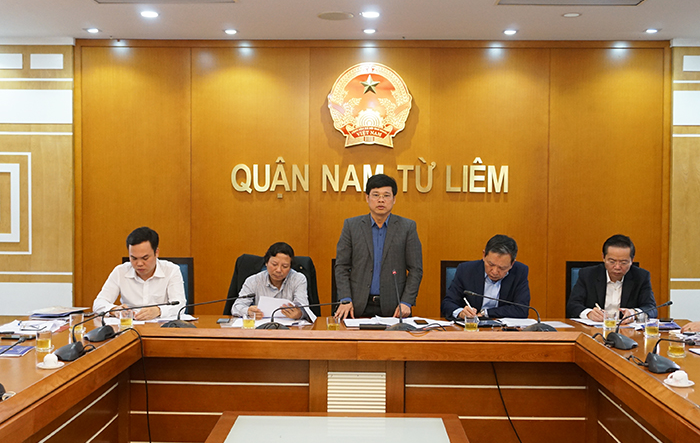 Phó Chủ tịch UBND Thành phố kiểm tra công tác phòng, chống dịch Covid-19 tại quận Nam Từ Liêm