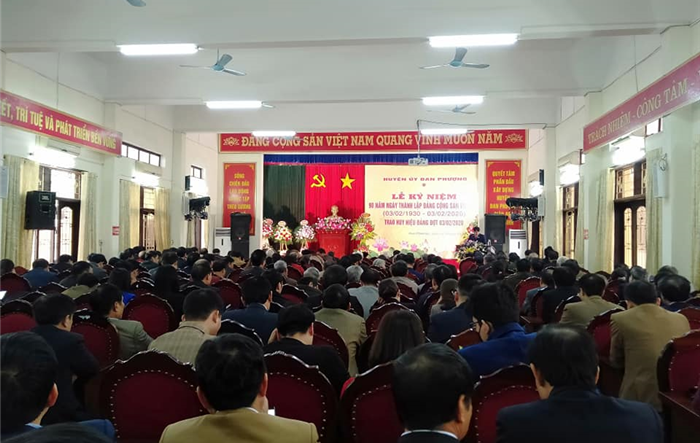 Huyện Đan Phượng kỷ niệm 90 năm Ngày thành lập Đảng Cộng sản Việt Nam