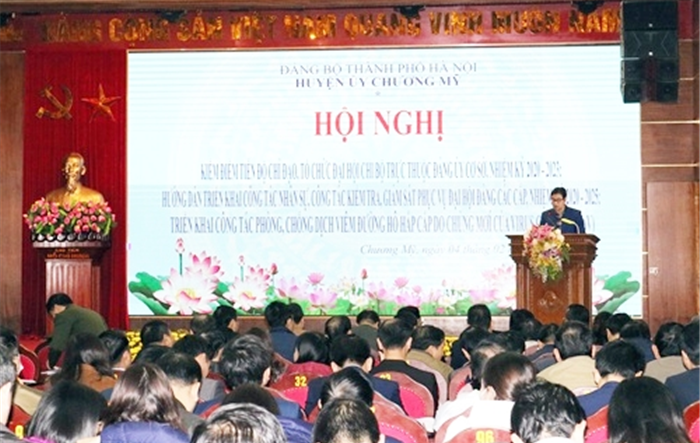 Kiểm điểm tiến độ chỉ đạo Đại hội chi bộ trực thuộc Đảng uỷ cơ sở