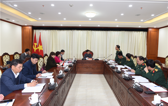 Phó Chủ tịch UBND Thành phố làm việc với Bộ Tư lệnh Thủ đô Hà Nội và Sở Y tế về phương án xây dựng bệnh viện dã chiến