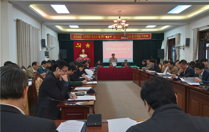 Hội nghị lần thứ 40 Ban Chấp hành Đảng bộ huyện Đông Anh khóa XXVIII