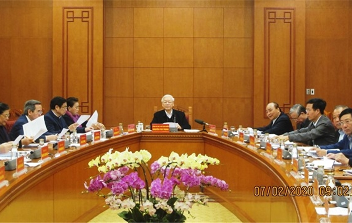 Tổng Bí thư, Chủ tịch nước Nguyễn Phú Trọng chủ trì họp Tiểu ban Văn kiện Đại hội XIII của Đảng