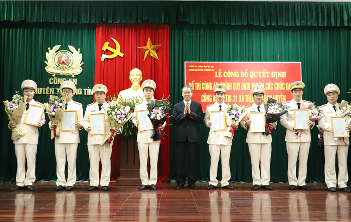 Huyện Thường Tín hoàn thành việc đưa Công an chính quy về 28 xã 