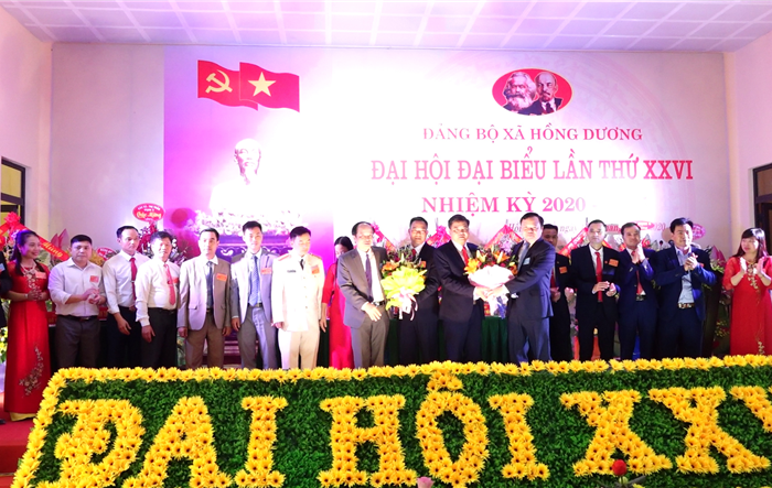 Đảng bộ xã Hồng Dương tổ chức thành công Đại hội điểm nhiệm kỳ 2020-2025
