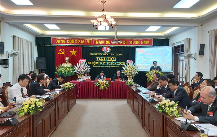 Đại hội Đảng bộ cơ quan Dân Đảng huyện Đông Anh thành công tốt đẹp