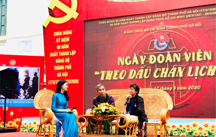 Ấn tượng cầu truyền hình trực tuyến "Ngày đoàn viên - Theo dấu chân lịch sử" của tuổi trẻ Thủ đô