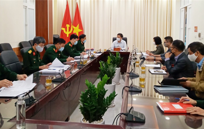 Bí thư Quận ủy Đống Đa làm việc với Đảng ủy cơ quan Quân sự Quận  