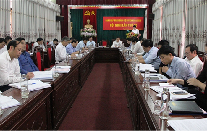 Hội nghị lần thứ 22 Ban Chấp hành Đảng bộ huyện Thạch Thất khóa XXIII