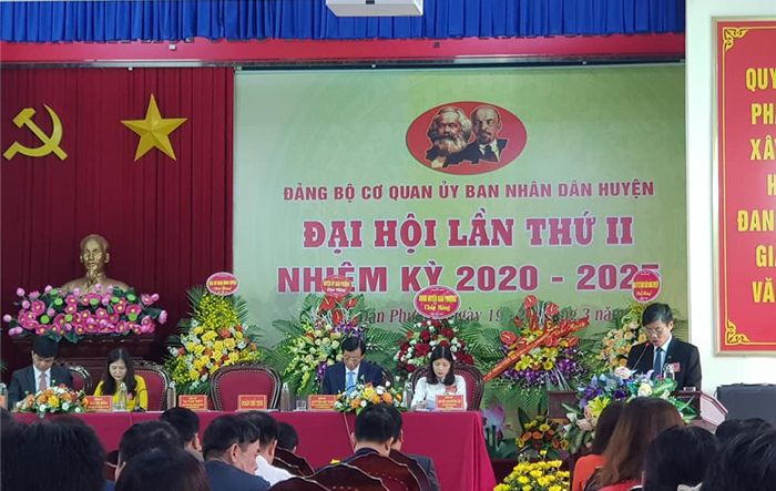 Chỉ đạo thành công Đại hội Đảng bộ cơ quan UBND huyện Đan Phượng lần thứ II, nhiệm kỳ 2020-2025