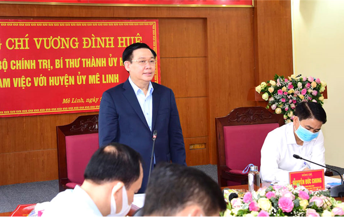 Đại hội Đảng bộ huyện Mê Linh phải đoàn kết, dân chủ, trí tuệ
