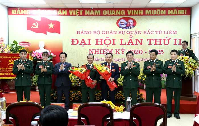 Đại hội Đảng bộ Quân sự quận Bắc Từ Liêm, nhiệm kỳ 2020-2025 thành công tốt đẹp