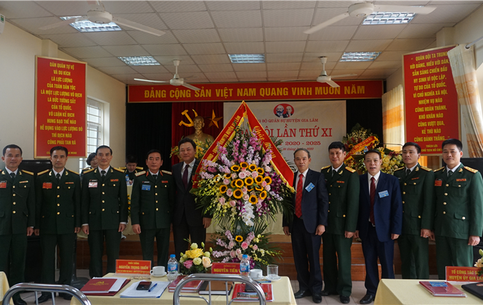 Đại hội Đảng bộ Quân sự huyện Gia Lâm lần thứ XI, nhiệm kỳ 2015-2020 thành công tốt đẹp