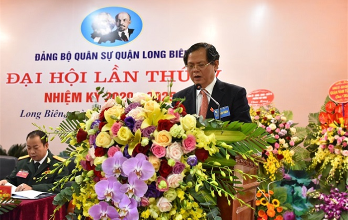 Đảng bộ quân sự quận Long Biên tổ chức thành công Đại hội lần thứ IV
