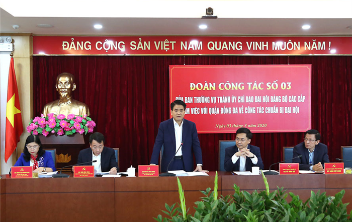Kiểm tra công tác chuẩn bị Đại hội Đảng bộ các cấp tại quận Đống Đa